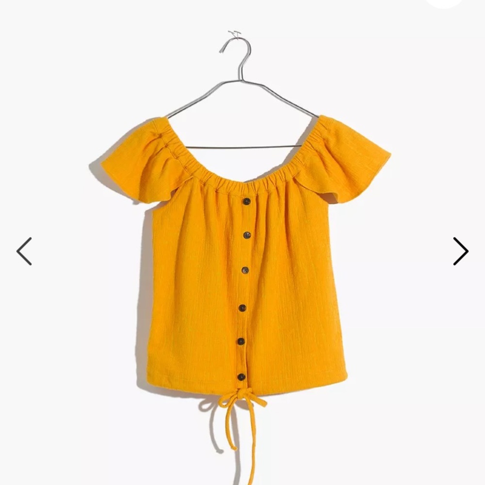 Madewell Texture & Thread Off-the-Shoulder Top - Picture 4 of 10